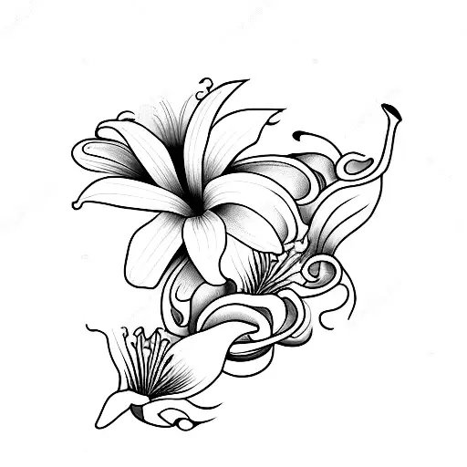 Create Tattoo That Symbolises Lily And Horse