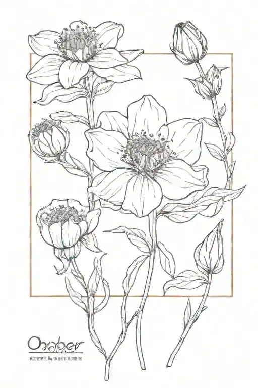 October And May Birth Flowers