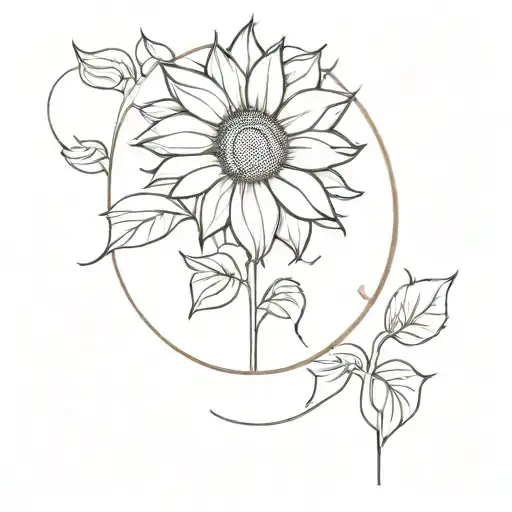 Sunflowers Inside Sun Shining