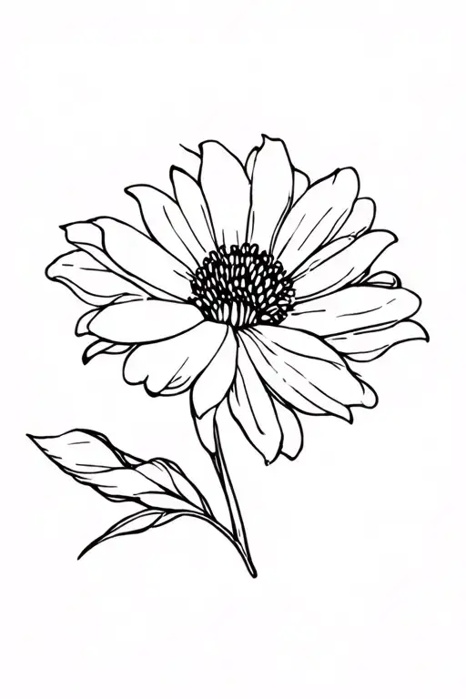 Line Art Flower That Says Hiraya In Calligraphy Brush