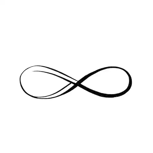 Small Infinity Symbol With Iceberg In Loop