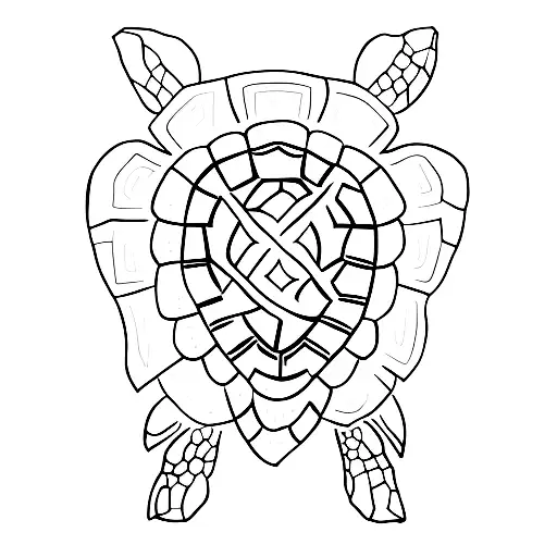 A Turtle Lifting Weights