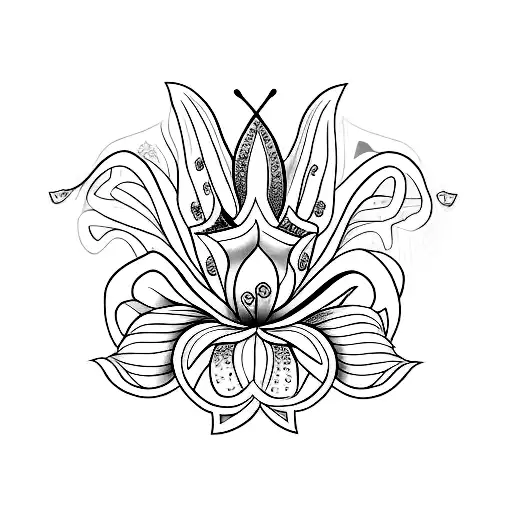 Create Tattoo That Symbolises Diamond Lily Horse