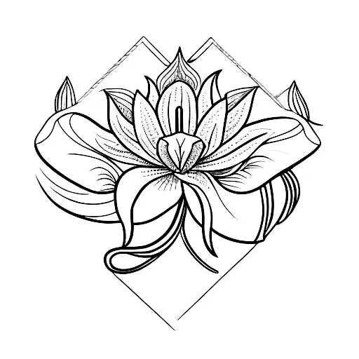 Create Tattoo That Symbolises Diamond Lily And Horse