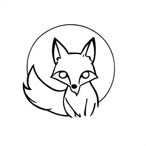 Baby Fox With A Halo