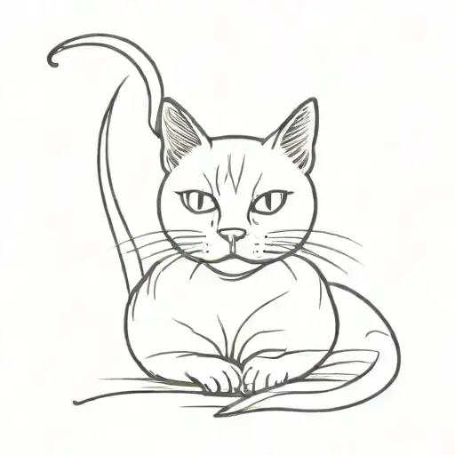 Black Cat With No Tail