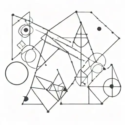 Abstract Geometric Shapes Inspired By Famous Modern Artists