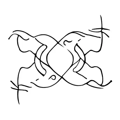 Aries And Pisces Love Symbol