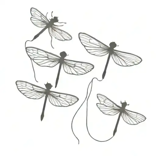 Friends Dragonfly Flying