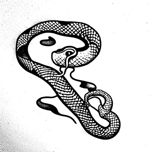 Snake With Background