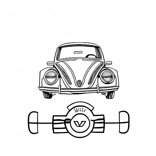 Volkswagen Beetle Car And Coffee