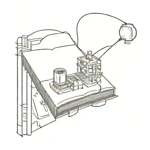 Book Surrounded By Motherboard Circuit