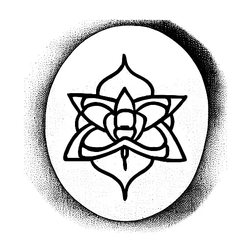 Witch Knot And Lotus Flower