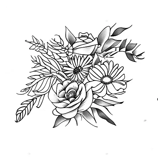 Birth Month Flower Bouquet September May November