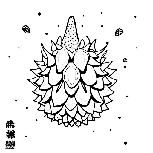 Cute Durian In Color