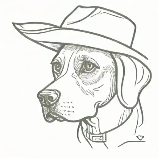 Beagle In A Cowboy Hat