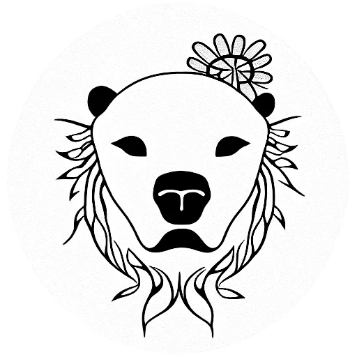 Flower Polar Bear