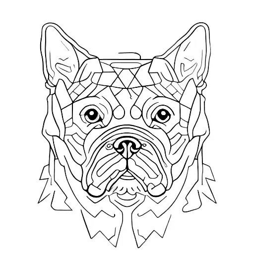 Weights Forming The Shape Of A Dog