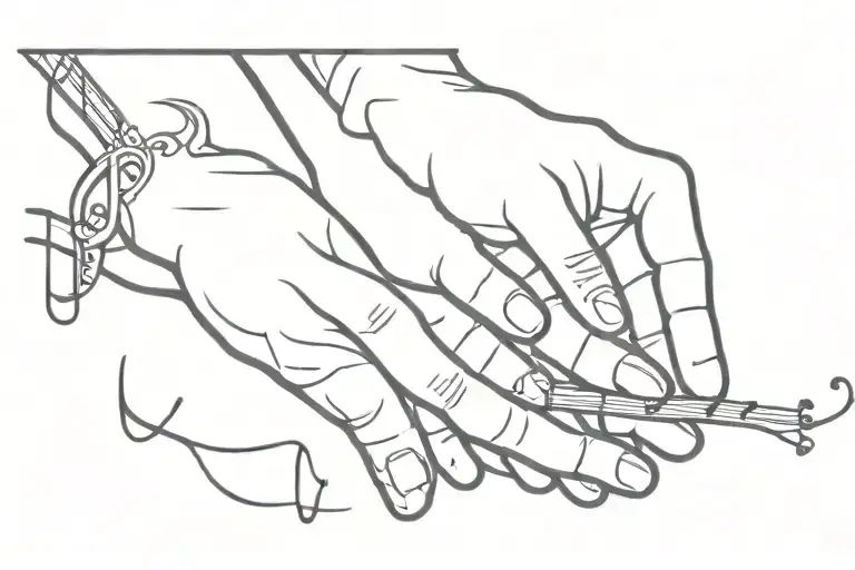 Holding Gods Hand With Music