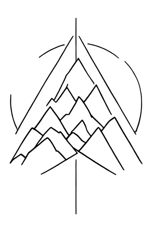 Mountains Incorporate Unclosed Delta Symbol