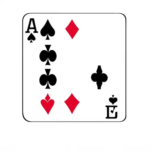 King And Queen Of Hearts With 4 Smaller Aces Poker Card