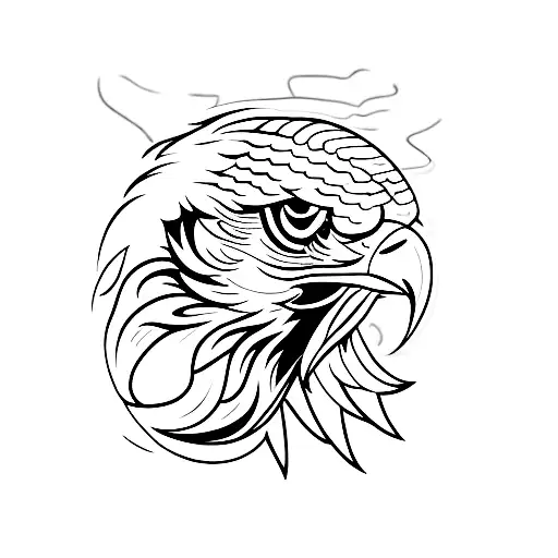 An Eagle Breaking Free From A Cage