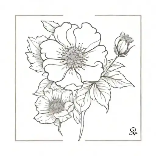 Birthflowers July October Birth Flower