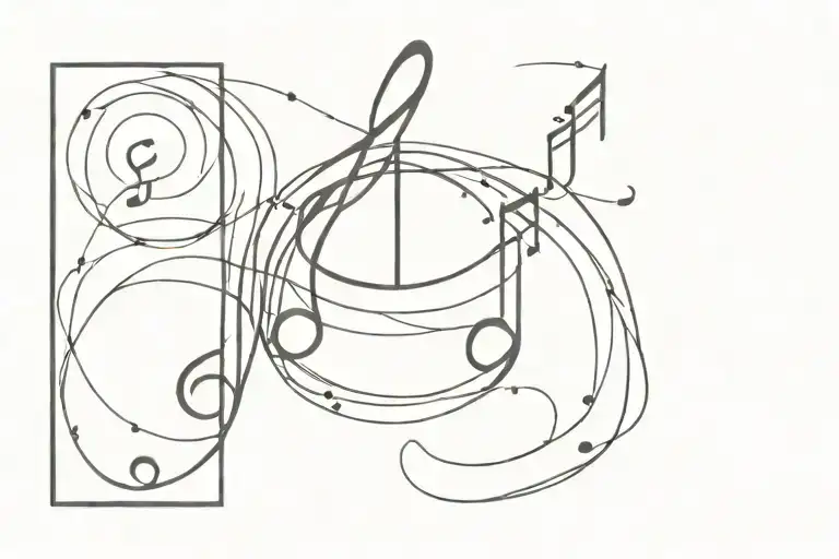 Gods Hand Music Notes