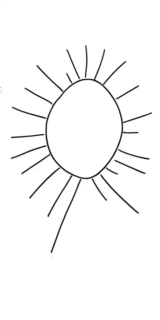 Beaming Sun Over The Universe