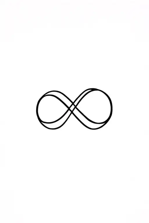 Infinity Music Note Intertwined