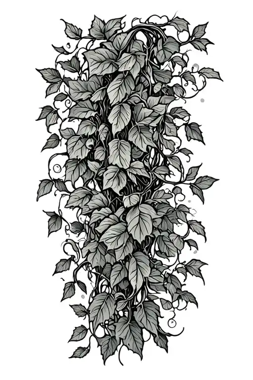 Vines Growing Up Arm Sleeve