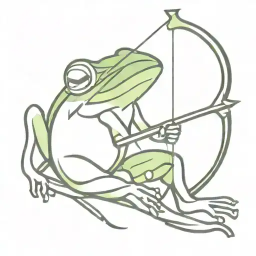 Ninja Frog Bow And Arrow