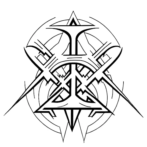 Metallica Logo With A Nature-themed Twist