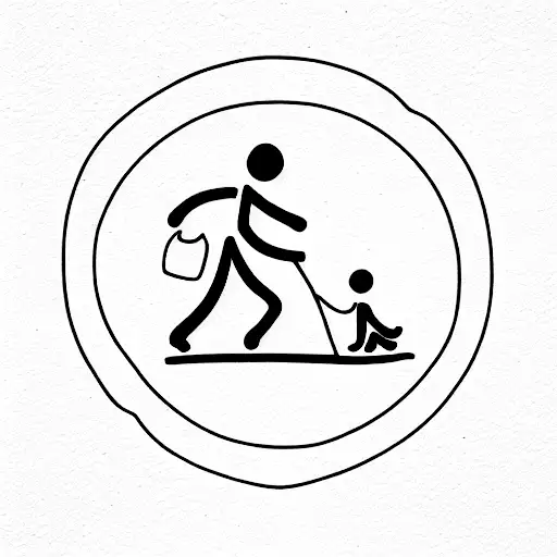 A Memory Of My Grand Parents With Initial R And A Walking With Grandson