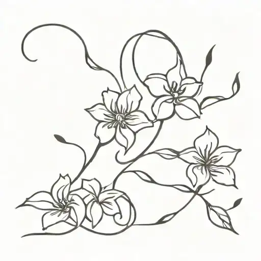 Best Friend Leaving Flowers Intertwined