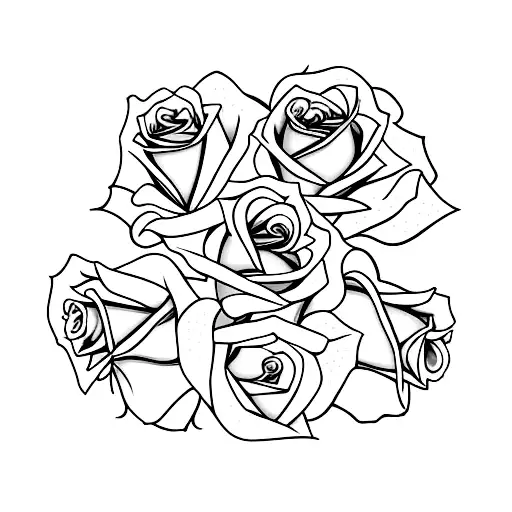 Rose Con Scritta Dalila