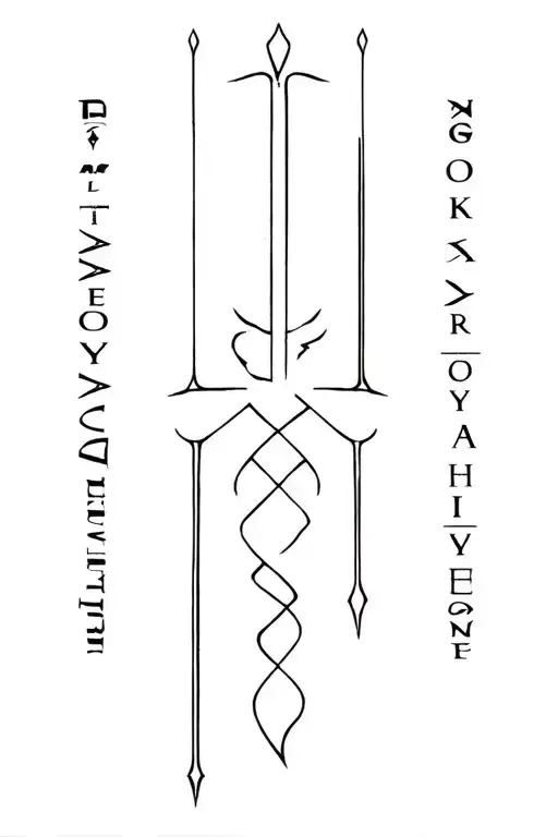 Warrior Sord Protecting The Names