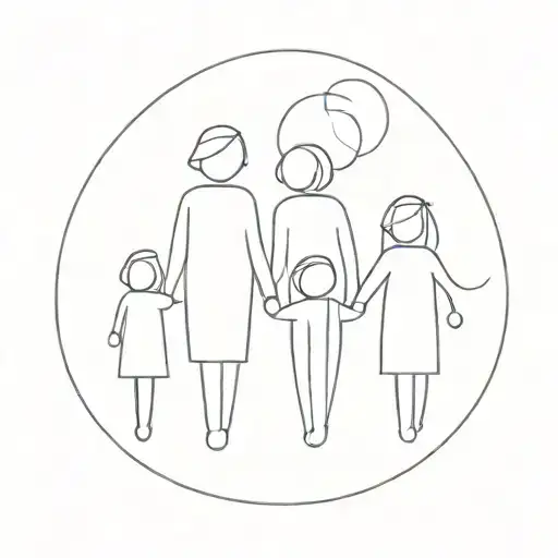 2 Parents 3 Children Abstract Representation