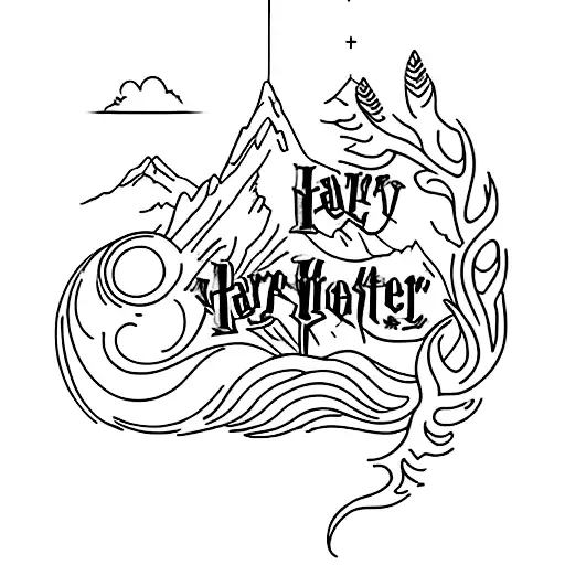 Create Cat Feet Marks Harry Potter Mixture Include Some Nature Flower Long Route Mountains Brave