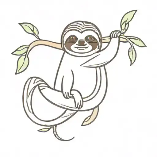 Cartoon Sloth