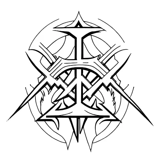 Metallica Logo With A Nature-themed Twist