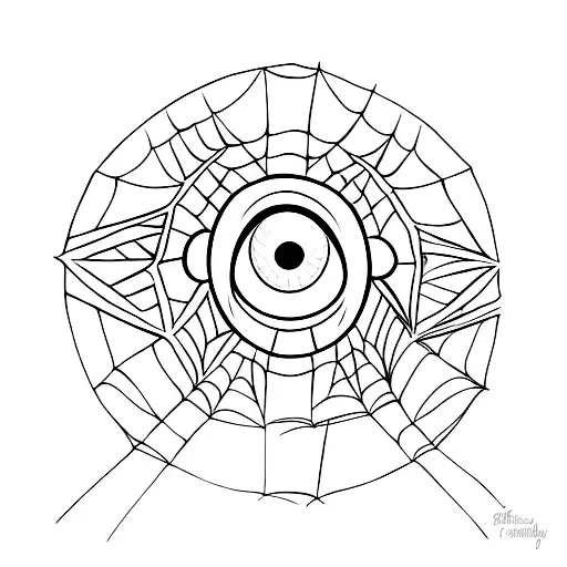 Spider With Eye Of Ra