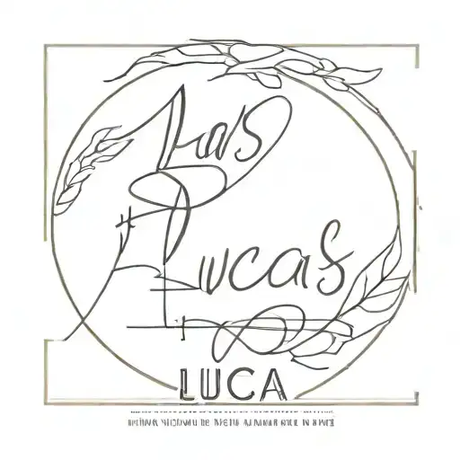 The Name Lucas And The Date 1982 On The Arm