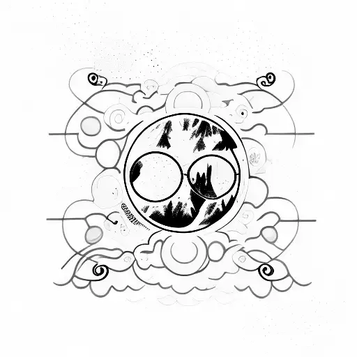 Blue Circle Thick Font