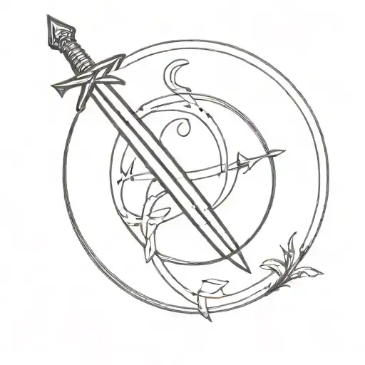 Sword Passing Inside A Circle