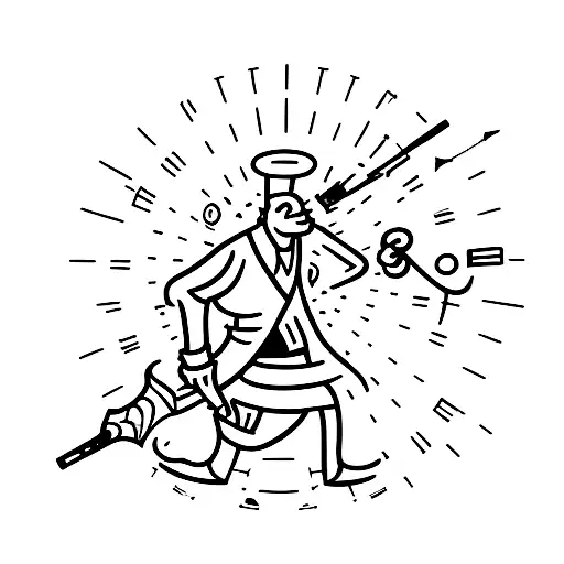 A Man Playing Darts In A Dark Room