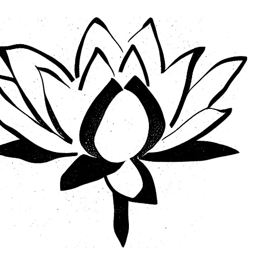 Lotus Line Art