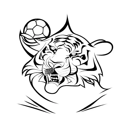 Combine A Football And A Tiger In A Unique Way