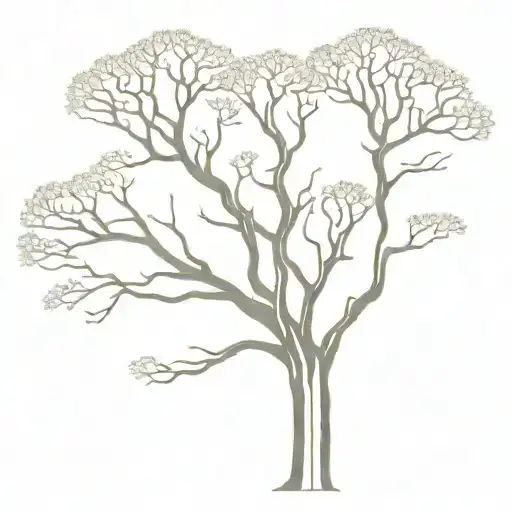 Boab Tree Silhouette