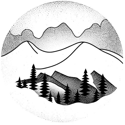 Rocky Mountain Scene Reflecting Grief Of Dad Dying From Covid